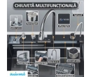 Set chiuveta multifunctionala smart, inox, BadenMob
